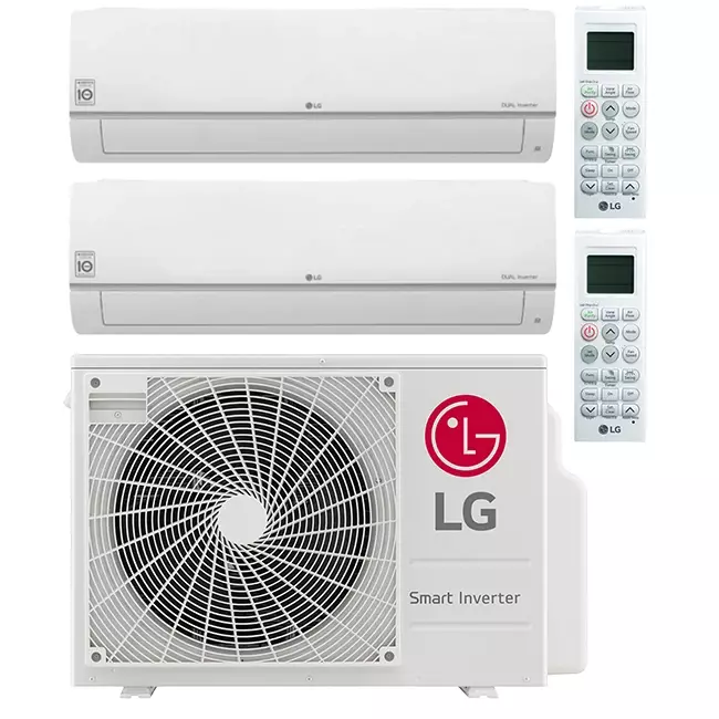LG Multi split airco MU2R17-0909 R32 2x2,5 kW set